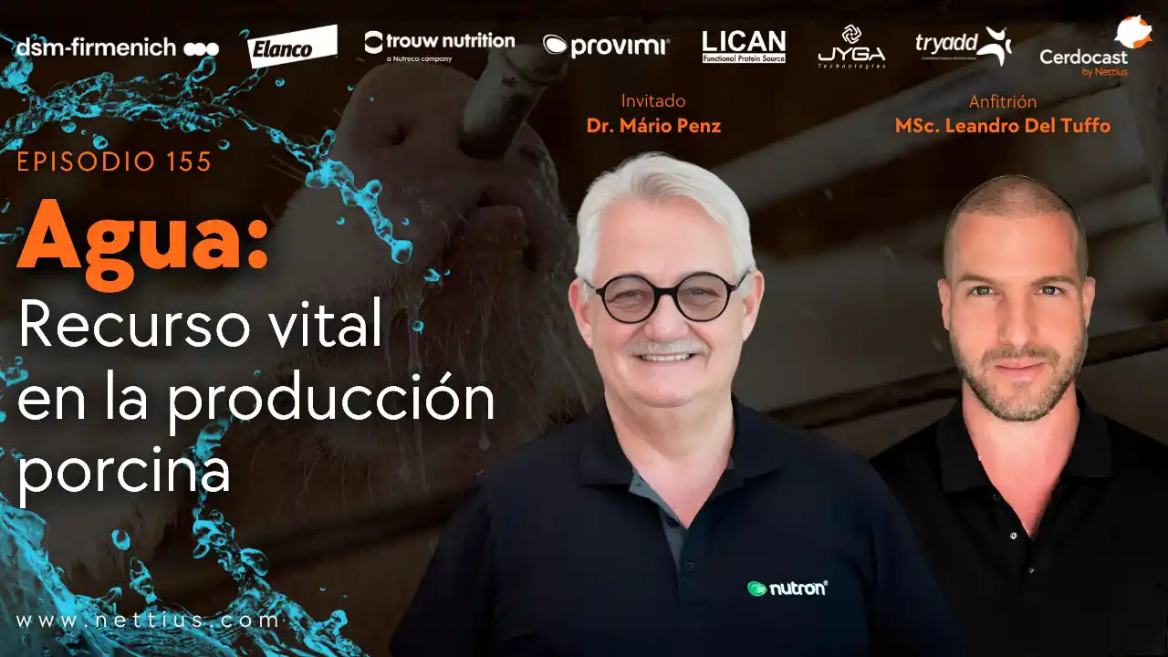Agua como recurso vital en la producción porcina - Dr. Mário Penz.