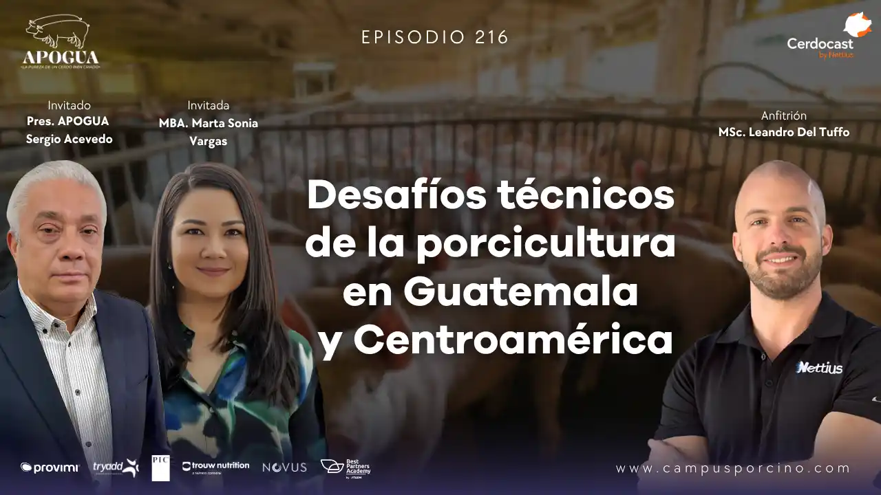 Desafíos en porcicultura en Guatemala y Centroamérica - Pres. APOGUA Sergio Acevedo y MBA. Marta Sonia Vargas.
