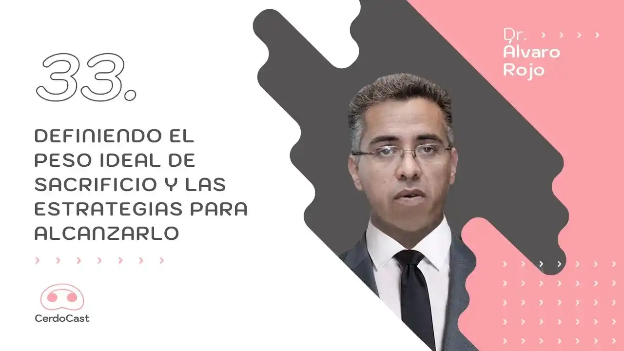 Definición del peso ideal de sacrificio en cerdos y estrategias para alcanzarlo - Dr. Alvaro Rojo.