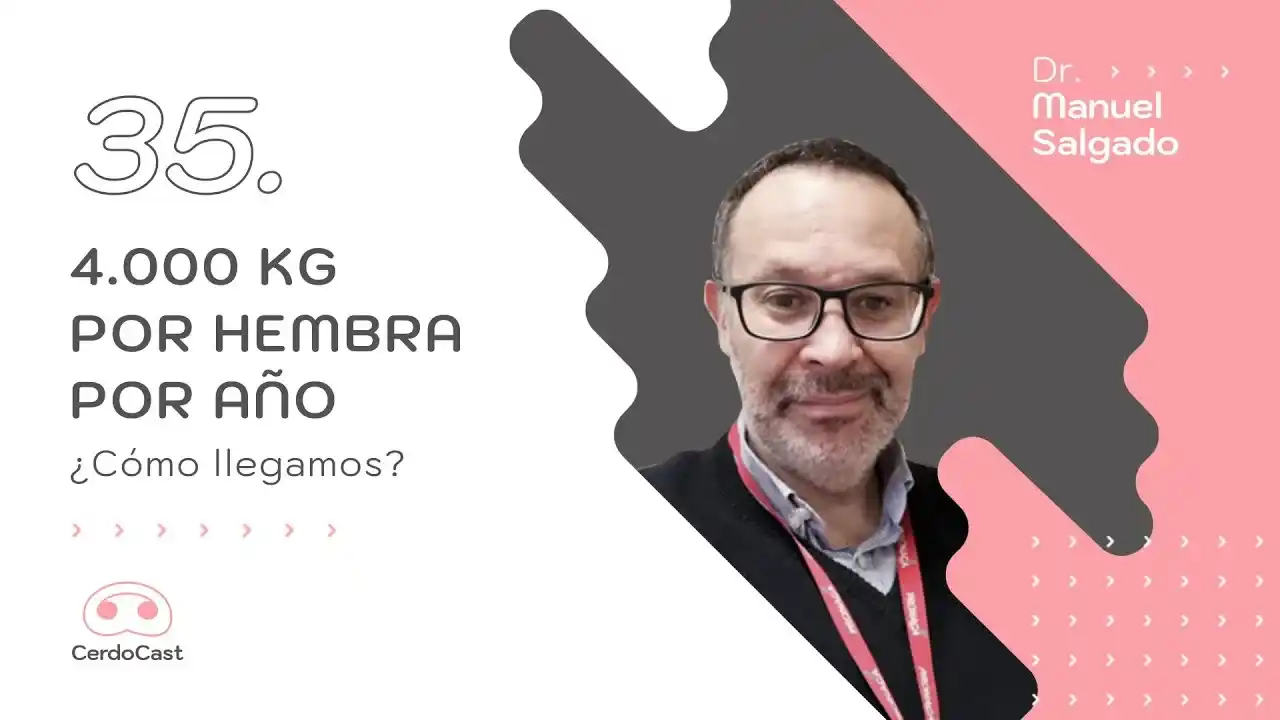 CerdoCast #35 - M.Vet. Manuel Salgado - 4000 kg por hembra por año: ¿Cómo llegamos?